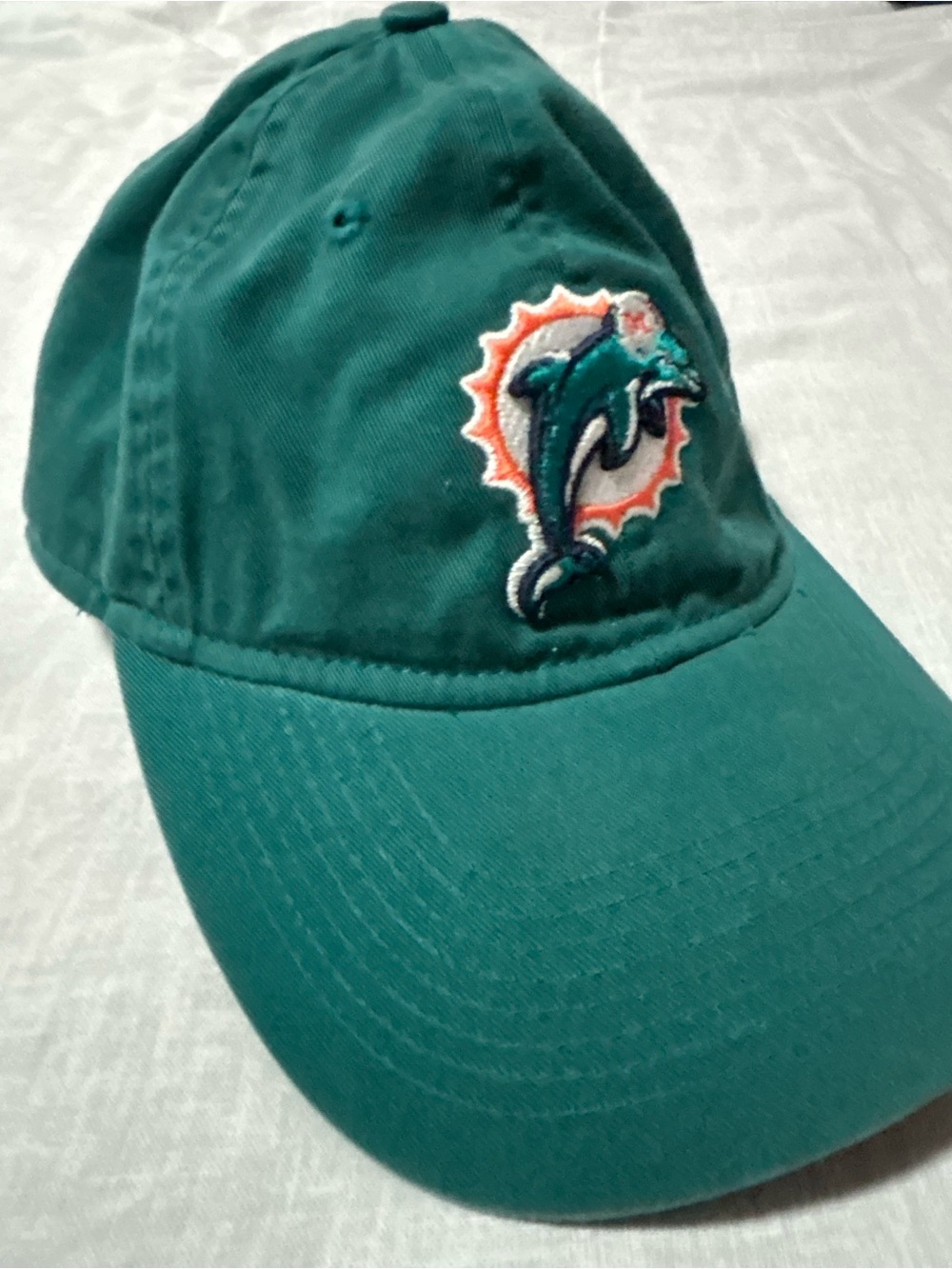 Reebok Teal Miami Dolphins Logo Baseball Cap